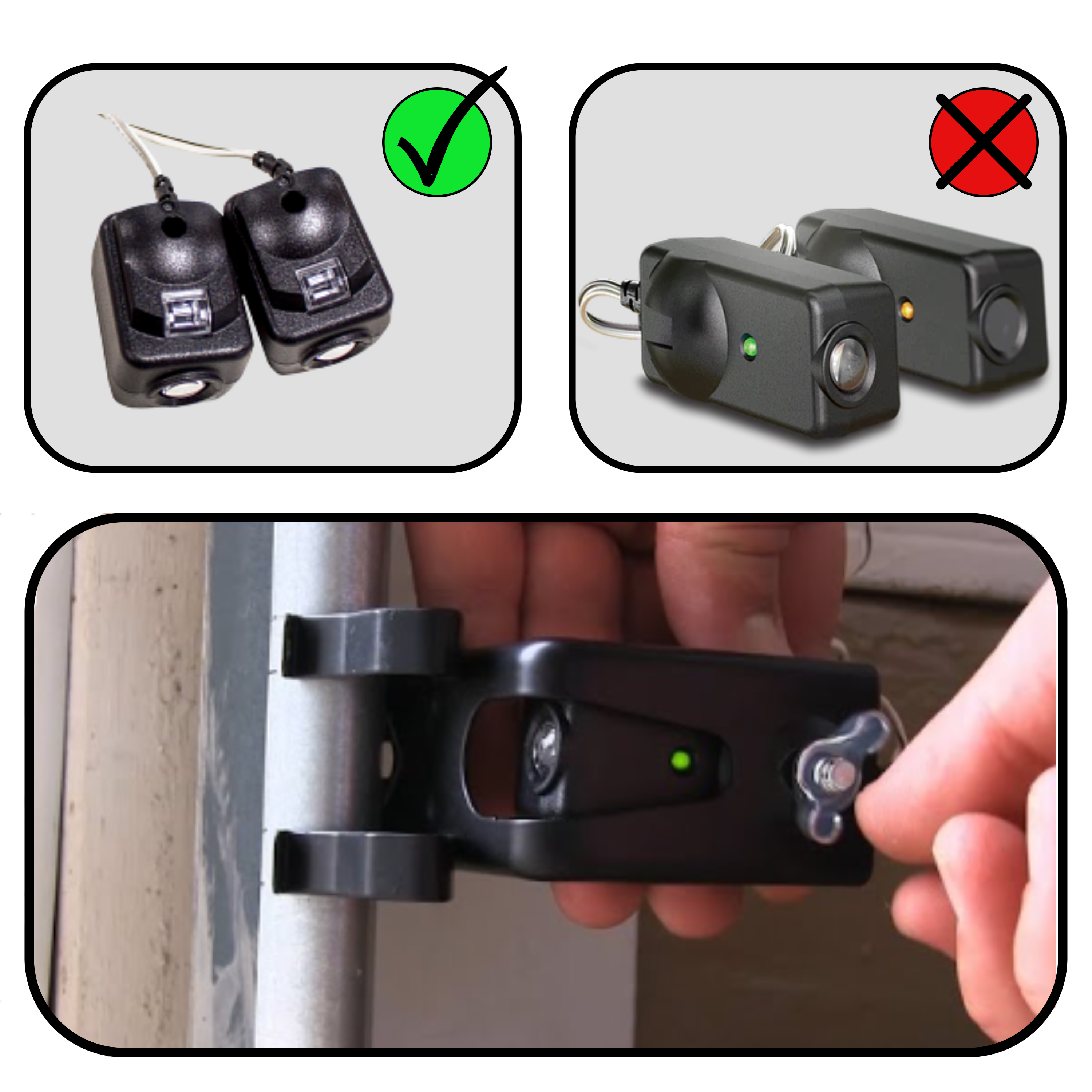 820CB Garage Safety Sensor Compatible with Chamberlain 820CB Garage Safety Sensor Compatible with Chamberlain